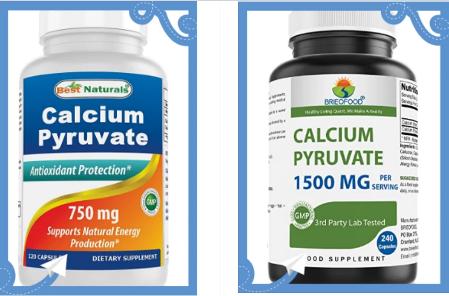 calcium pyruvate application calcium pyruvate application